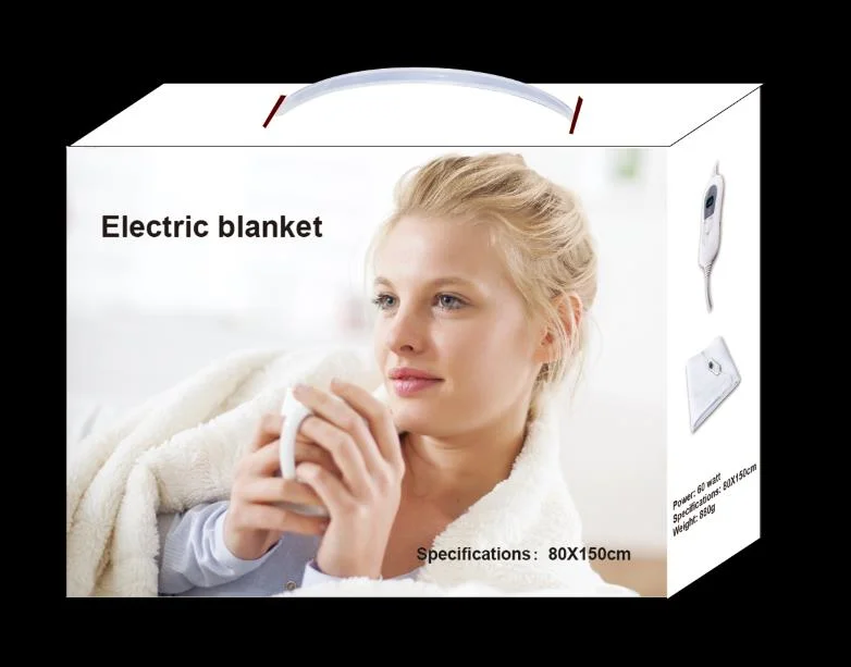 Electric Heated Blanket Throw, 60&quot;X 50&quot; and 80X60 Inchsoft Flannel Electric Warming Blanket
