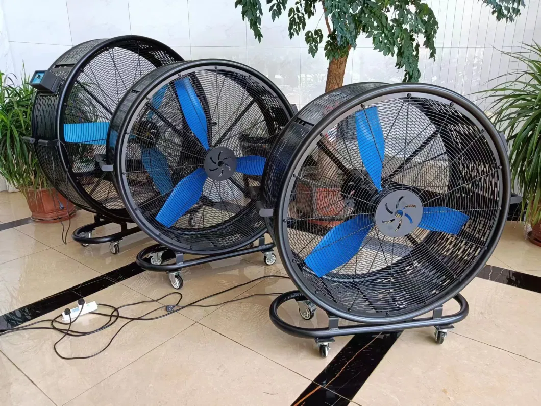 Factory Customized Outdoor Use Large Airflow Industrial Floor Drum Fan