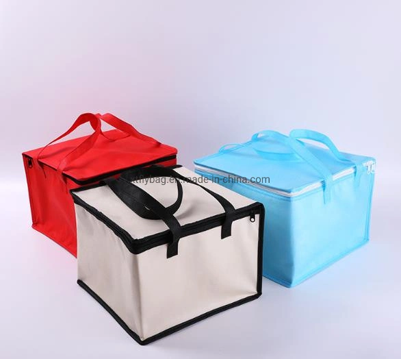 Nonwoven Thermal Insulated Lunch Picnic Cooler Bag Ice Bag Cooler Box