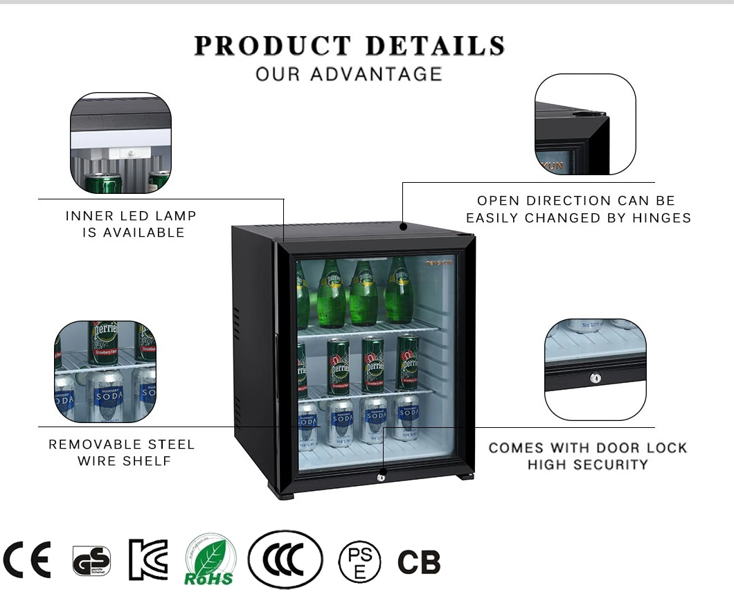 Automatic Frost Free Mini Refrigerator Advanced Absorption-Style Wine Cooler Xc-32