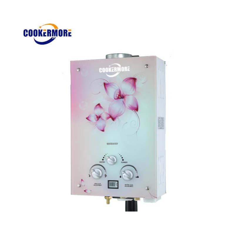 Instant Gas Geyser Digital Glass Designs LPG Ng Gas Water Heater