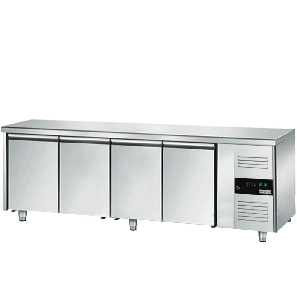 CE Supported Commercial Salad Prep Refrigerator / Saladette Prepare Counter Fridge