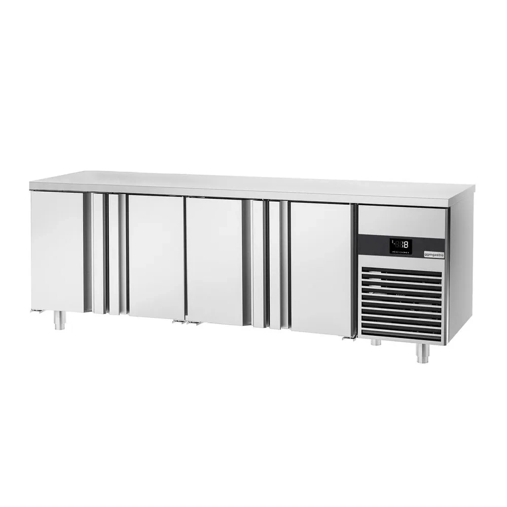 CE Supported Commercial Salad Prep Refrigerator / Saladette Prepare Counter Fridge