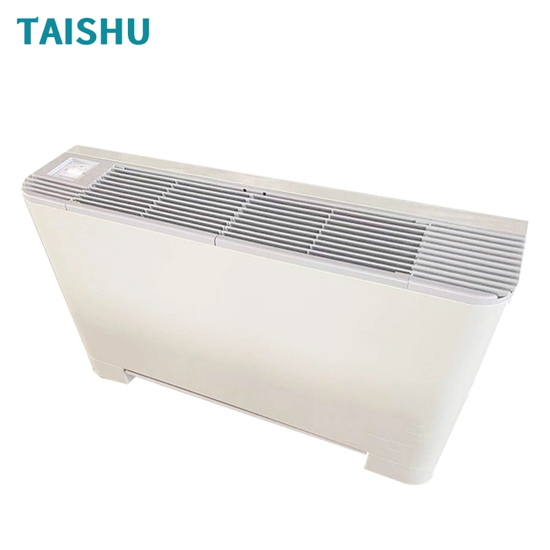 Indoor Floor Standing Vertical Exposed Fan Coil Air Conditioner for Hotels Heating/Cooling