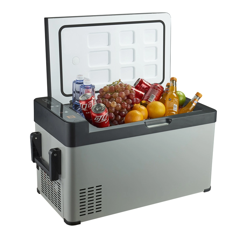 50L Portable Car Refrigerator Fridge Freezer for Camping Caravan Bar with Compressor