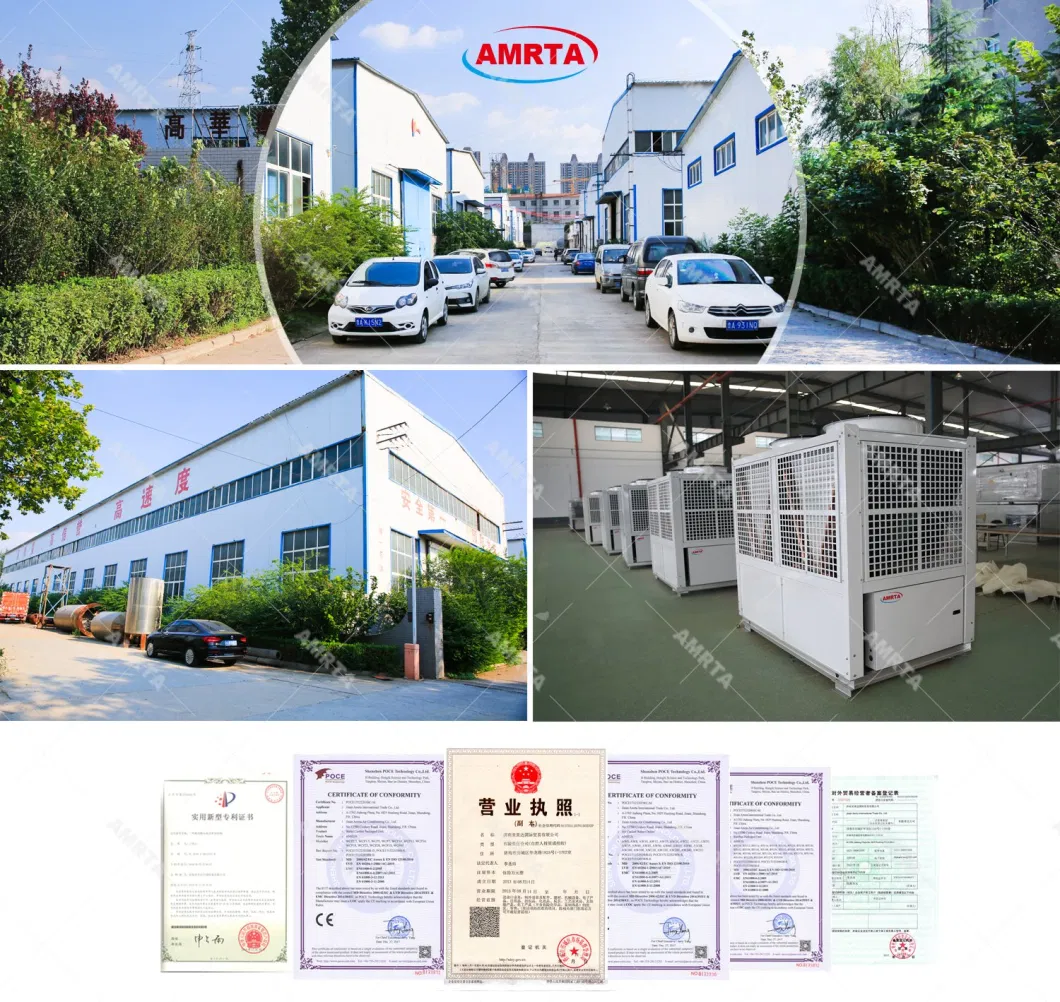 Factory Portable Mobile Tent Air Conditioning Packaged Rooftop Air Conditioner with Wheels for Rent