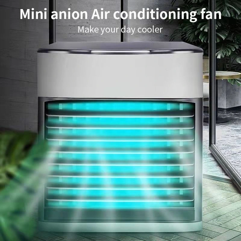 Mini Portable Table Desk Quiet Moisturizing Air Cooler Conditioning Refrigeration Fan