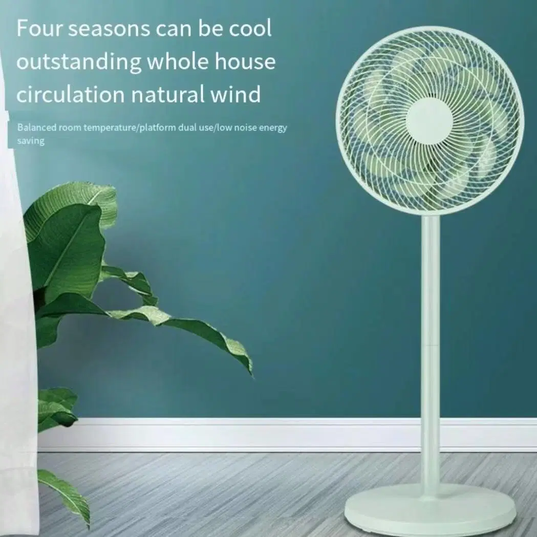 Household Vertical Floor Mounted Wind Silent Intelligent Remote Control Air Circulation Fan