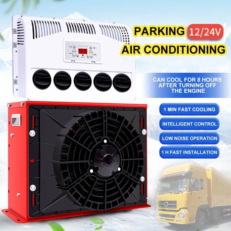 Mini Split Air Conditioner 12V 24V Trailer Parking Cooler 3000W Truck Sleeper AC Kit for Car Other Air Conditioning Systems