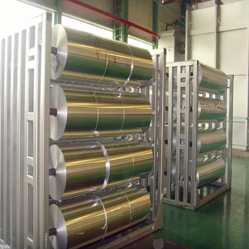 3m-300m Rolling Package Base on Customer Need Aluminium Foil Roll Food Material