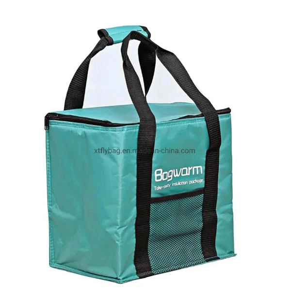 Nonwoven Thermal Insulated Lunch Picnic Cooler Bag Ice Bag Cooler Box