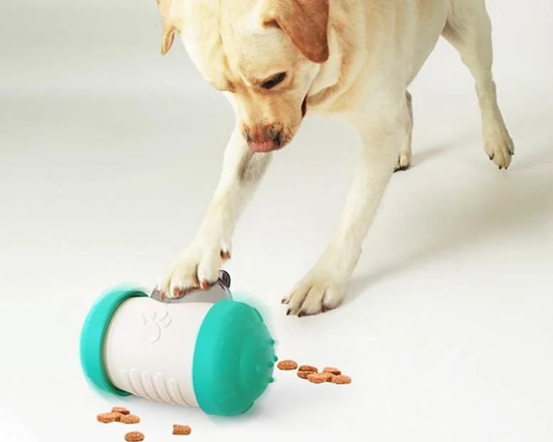 Dog Toy Food Dispenser Pet Tumbler Food Spiller Chew Toy Interactive Dog Cat Toy Food Dispensing