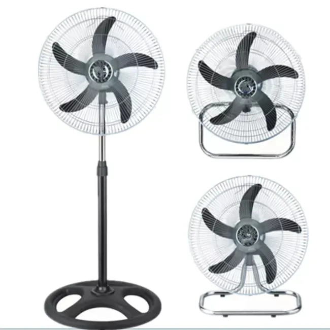 Aerocool 3-in-1 Adjustable Stand Floor Wall Fan - Efficient Air Cooling Solution