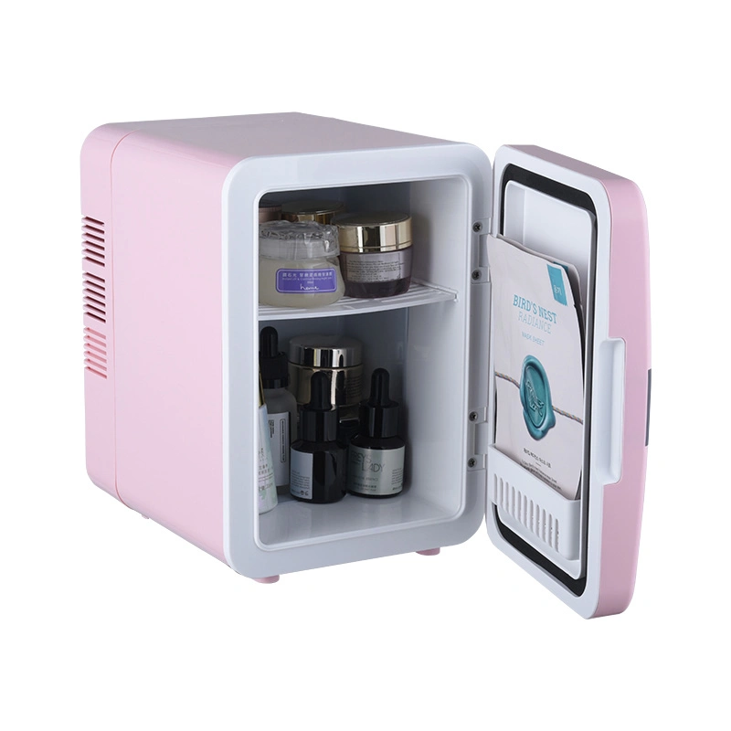 Pink 4L Cosmetics Promotion Gift Portable Household Mini Fridge for Camping