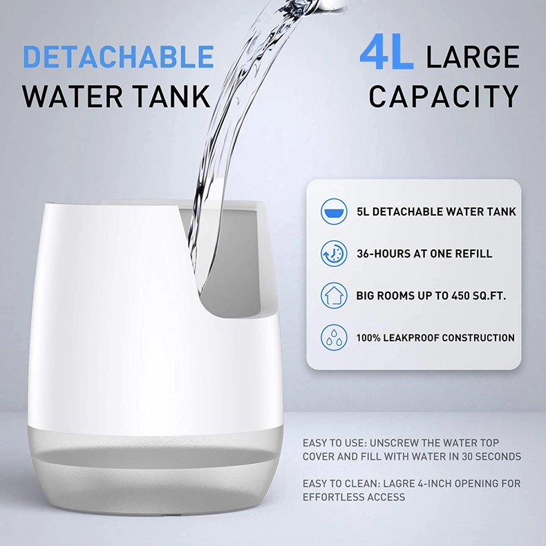 Wholesale Price Portable 25W 3.5L Capacity Top Filling Ultrasonic Humidifier Cool Mist Aroma Diffuser Smart Home Appliances