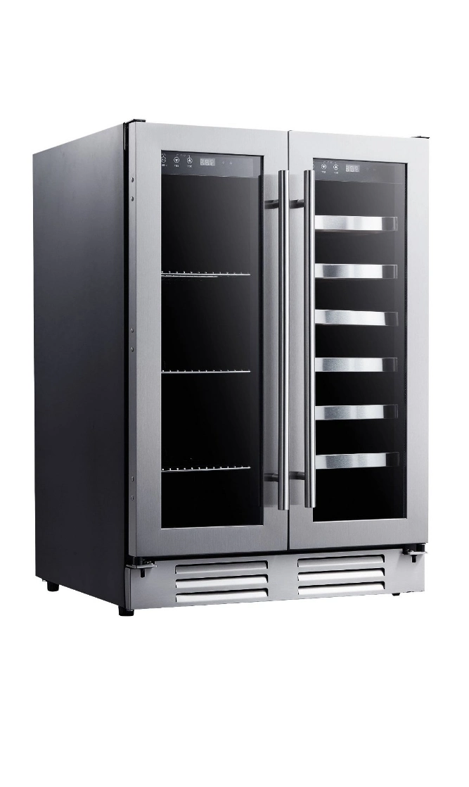 Double Doors Dual Zone Wine&Beverage Cellar