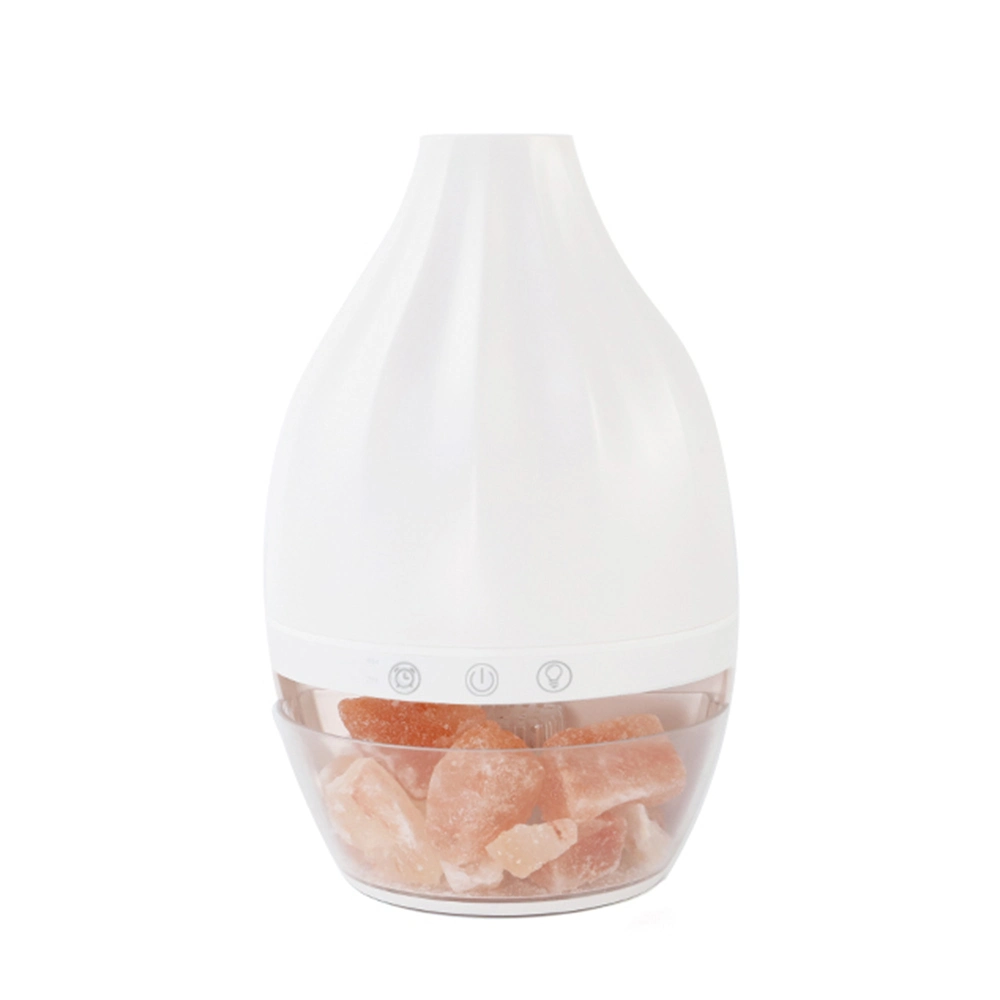 Ultrasonic Aromatherapy Crystal Salt Lamp 500ml Timing Function Humidifier Set Aroma Diffuser for Home Hotel