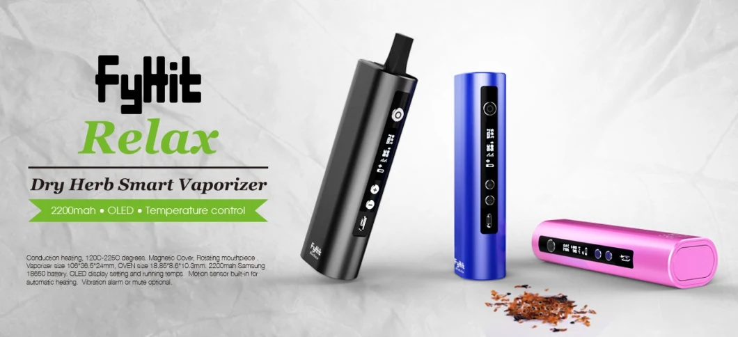 Top Selling 2200mAh Battery Herbstick Dry Herbal Heating No Burn Starter Kit Healthcare Herb Pen Vaping Device