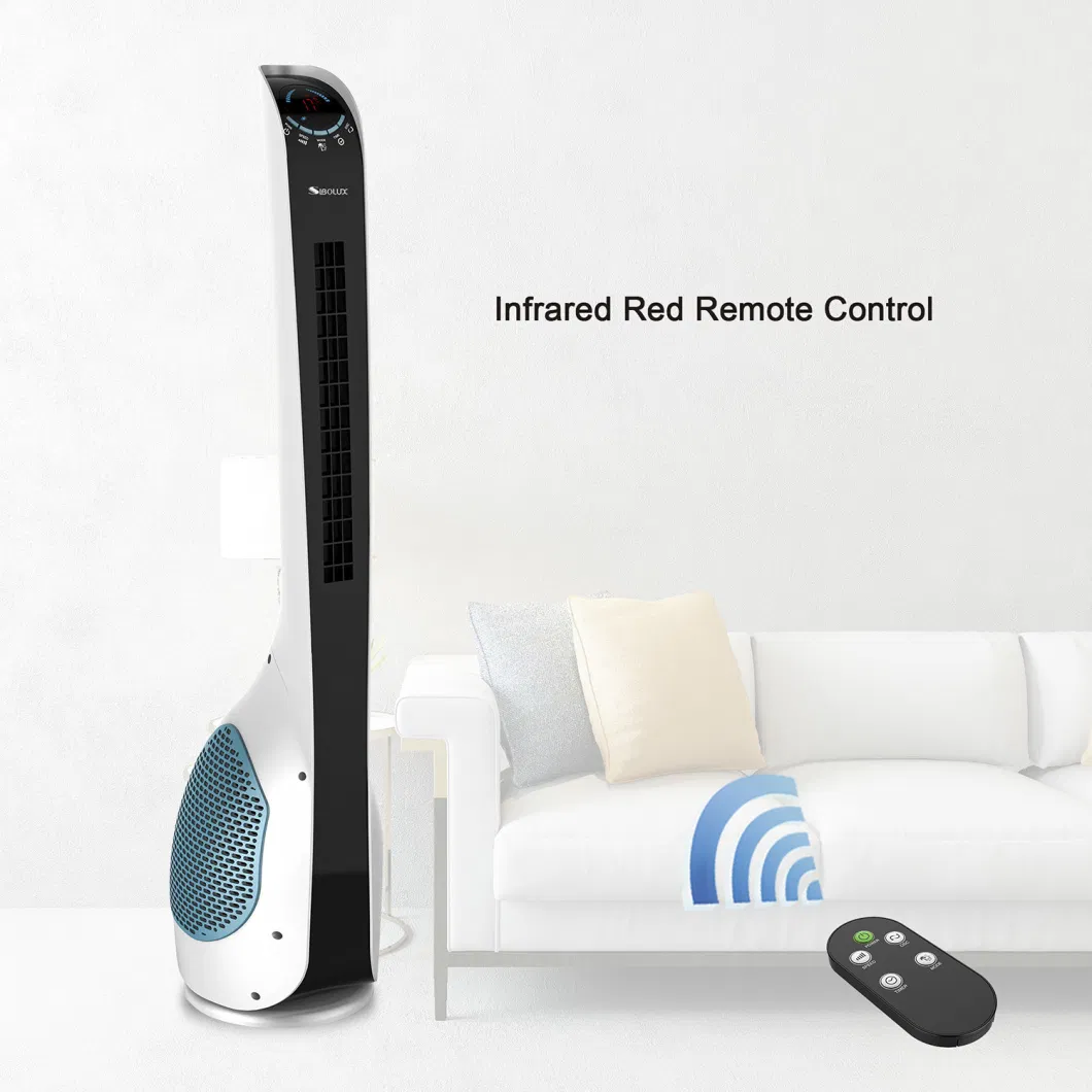 Air Cooler 46 Inch Tower &amp; Pedestal Fans Quiet Bladeless Ventilador Oscillating Tower Fan with Remote Control