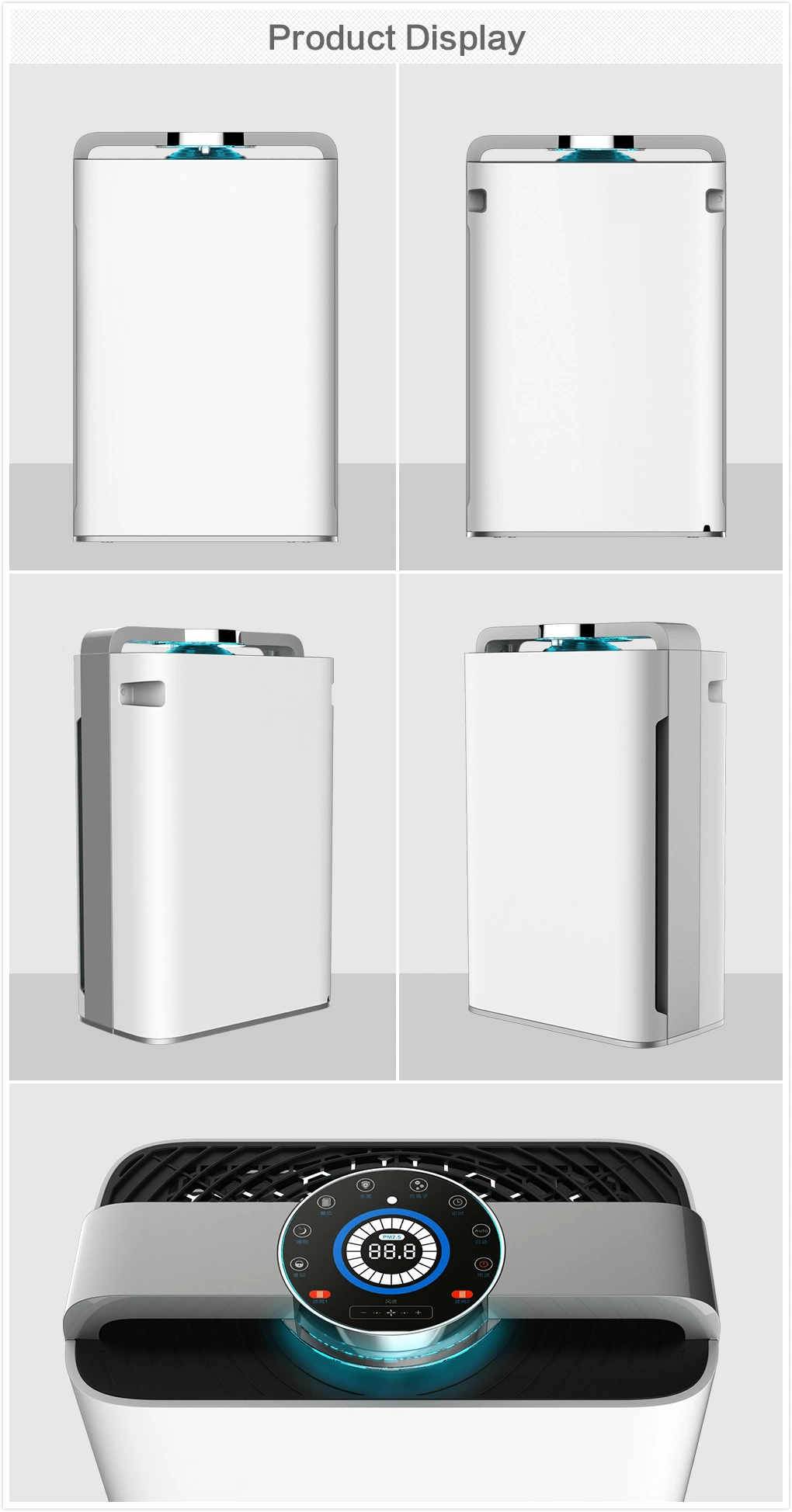 Well Priced Japanese Air Purifier Intelligent Air Cleaner Purifiers True HEPA Filter