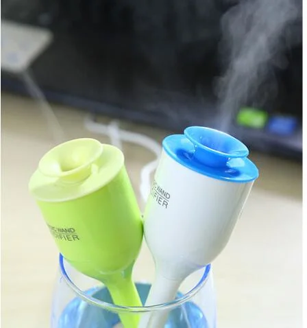 Portable Mini USB Ultrasonic Humidifier Applies to All Container Multi Color Diffuser