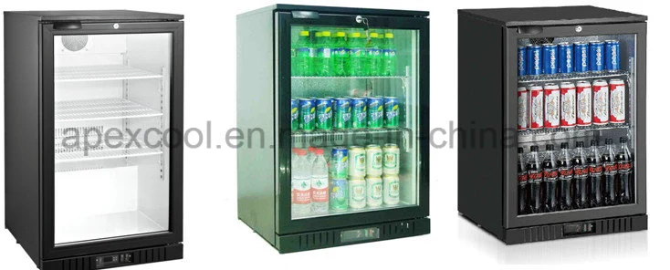 Mini Fridge Black 108L Beer Wine and Drinks Fridge Lock and Key Low Energy Bar Cooler