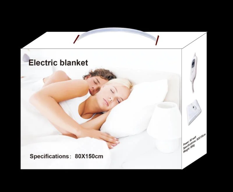 Electric Heated Blanket Throw, 60&quot;X 50&quot; and 80X60 Inchsoft Flannel Electric Warming Blanket