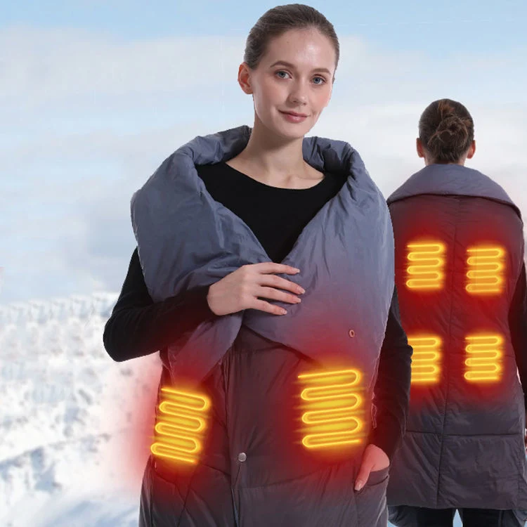 Multi-Functional Electric Blanket Winter Heating Blanket Heated Vest