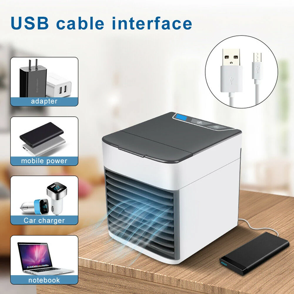 Rechargeable Mini USB Personal Battery Operated with 3 Level Air Flow USB Mini Air Circulator Camping