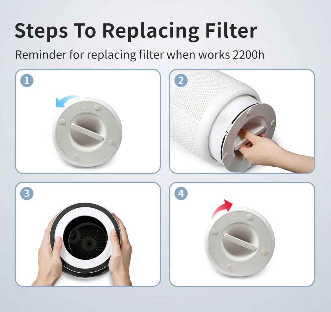 Household HEPA Filter Portable with Electrical Ducting Air Purifier