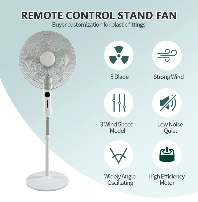 Home Appliance Hot Selling Low Price Portable Electric Fan Home Floor Stand Fan with Remote Control