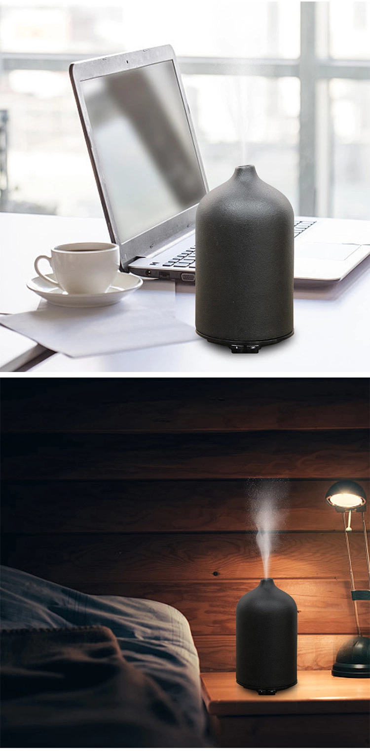 120ml Black Ultrasonic Aroma Diffuser /Air Purifier/Electric Aromatherapy Air Humidifier