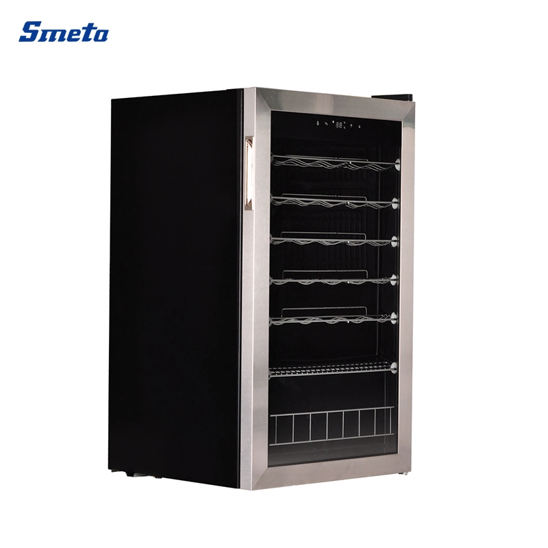 Smeta OEM No Frost Electric Beverage Modern Compress Fridge Wine Cooler