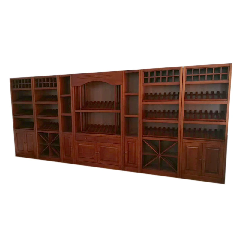 Modern Luxury Hotel Wine Rack Storage Cabinet Wine Display Cellar Furniture Showcase