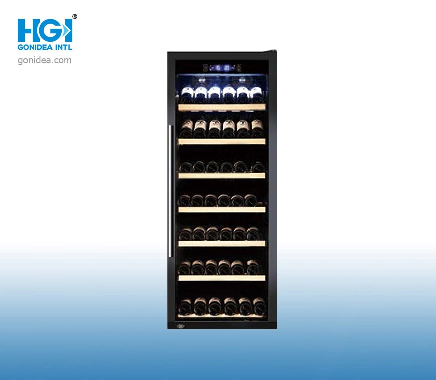 380L Load 146 Bottles Display Showcase Single Zone Wine Cooler Jc-380lafb-C1