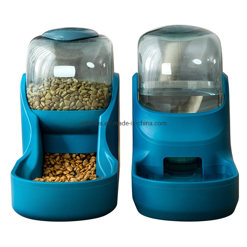 Food and Drinking Water Dispenser for Pet Dogs, Food Bowl 3.8L Water Large Capacity Pet Automatic Feeder Water Bowl Automatic Water Supply Wbb12821