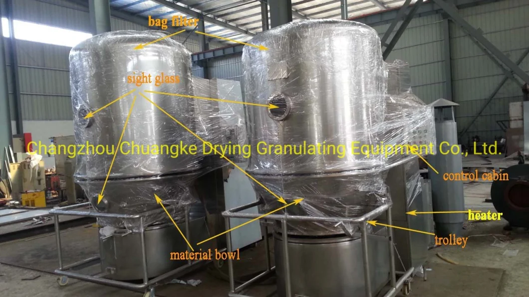 Hot Sale Fluid Bed Dryer/Fluidized/ Fluid Bed Drying Machine/ Granule/ Pellets/ Vacuum/Flash/Spray/Fdb/Fbd/ Sugar/ Salt/Pharmaceutical Powder Tray Dryer Oven