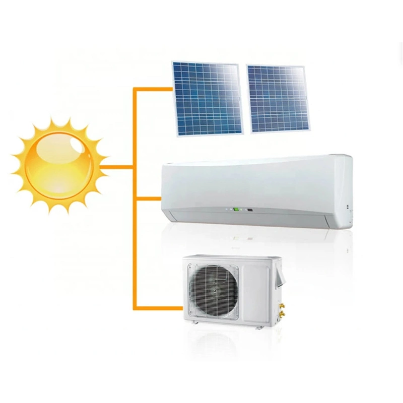 China 24000BTU Wall Mounted Solar Air Conditioner Hybrid with Solar Power System
