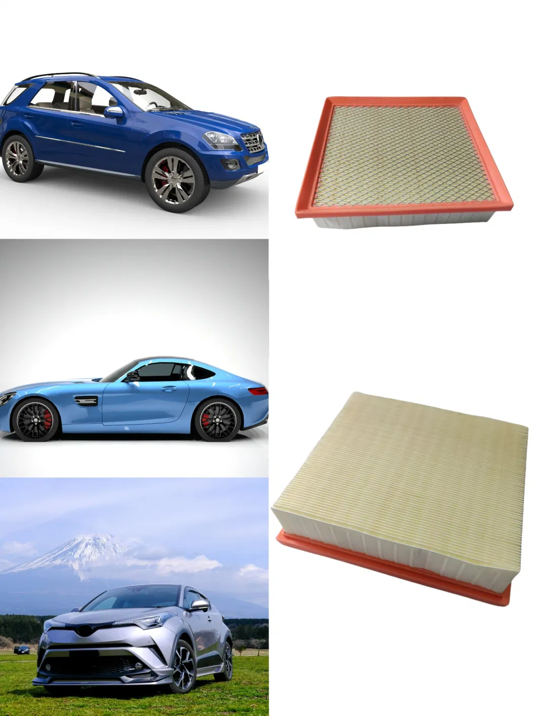 High Quality Auto Air Filter for Car, SUV, and Passenger Vehicle (RF211166)