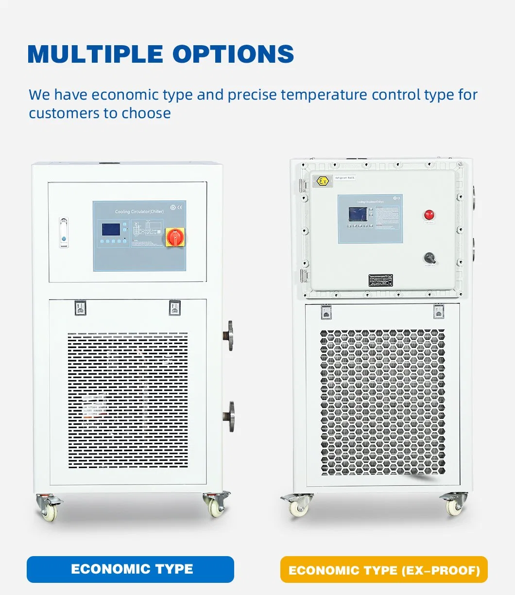 Air Cooled Water Chiller Machine Low Temperature Circulator