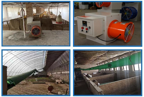 Factory Customization Breeding Greenhouse Intelligent Fan Industrial Electric Air Heater