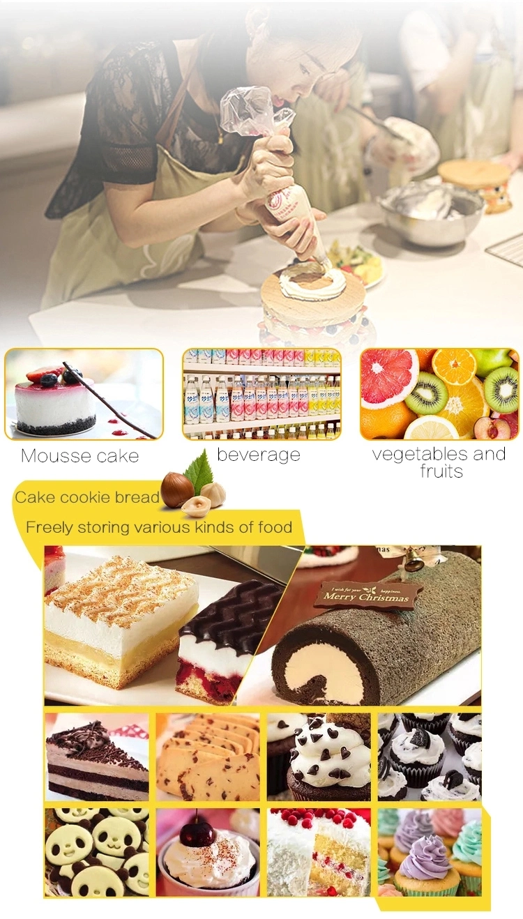 Hot Sale Luxury Cake Display Fridge for Coffee Pizza Sandwich