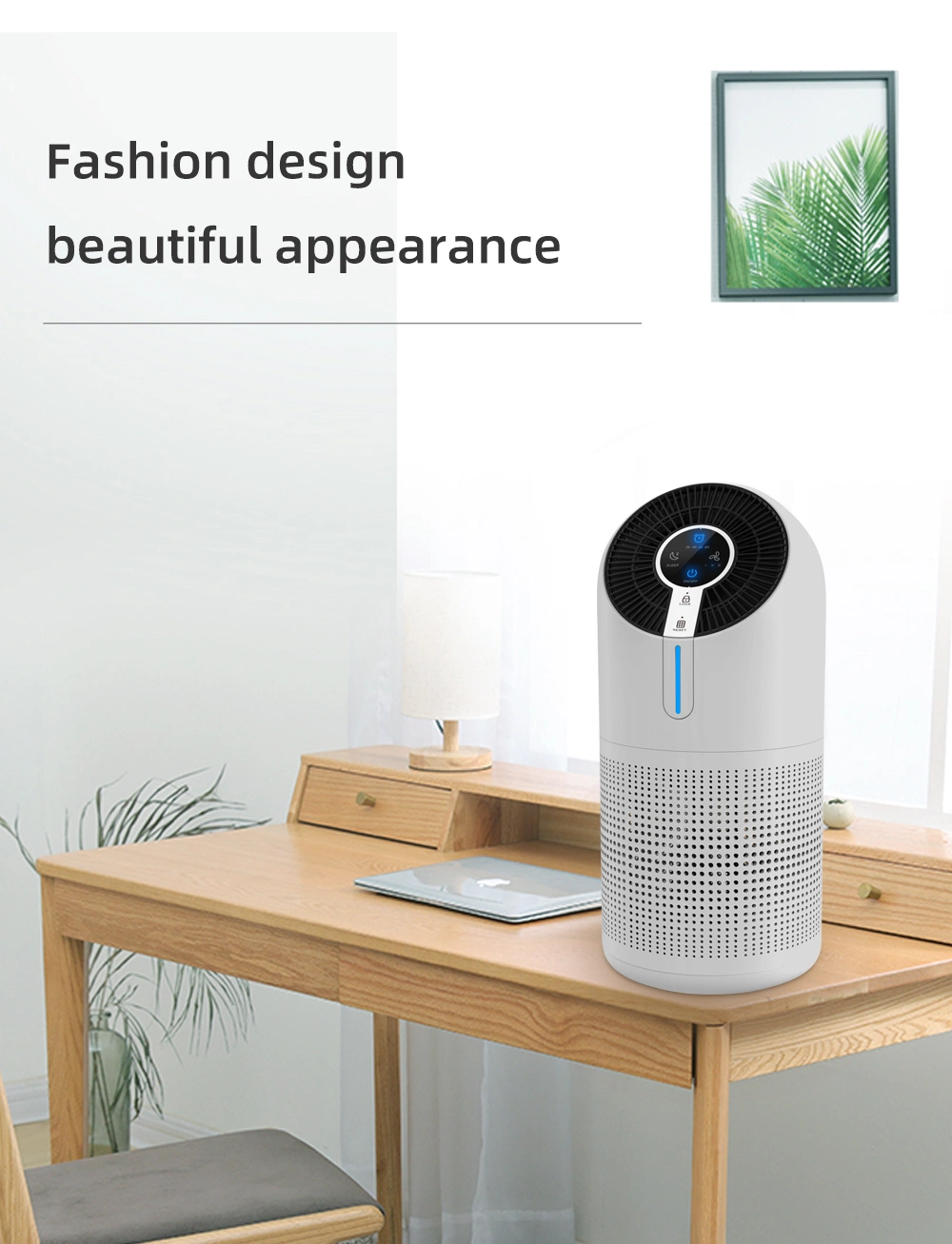 2023 Portable True HEPA Home Portable Air Purifier with USB Type C