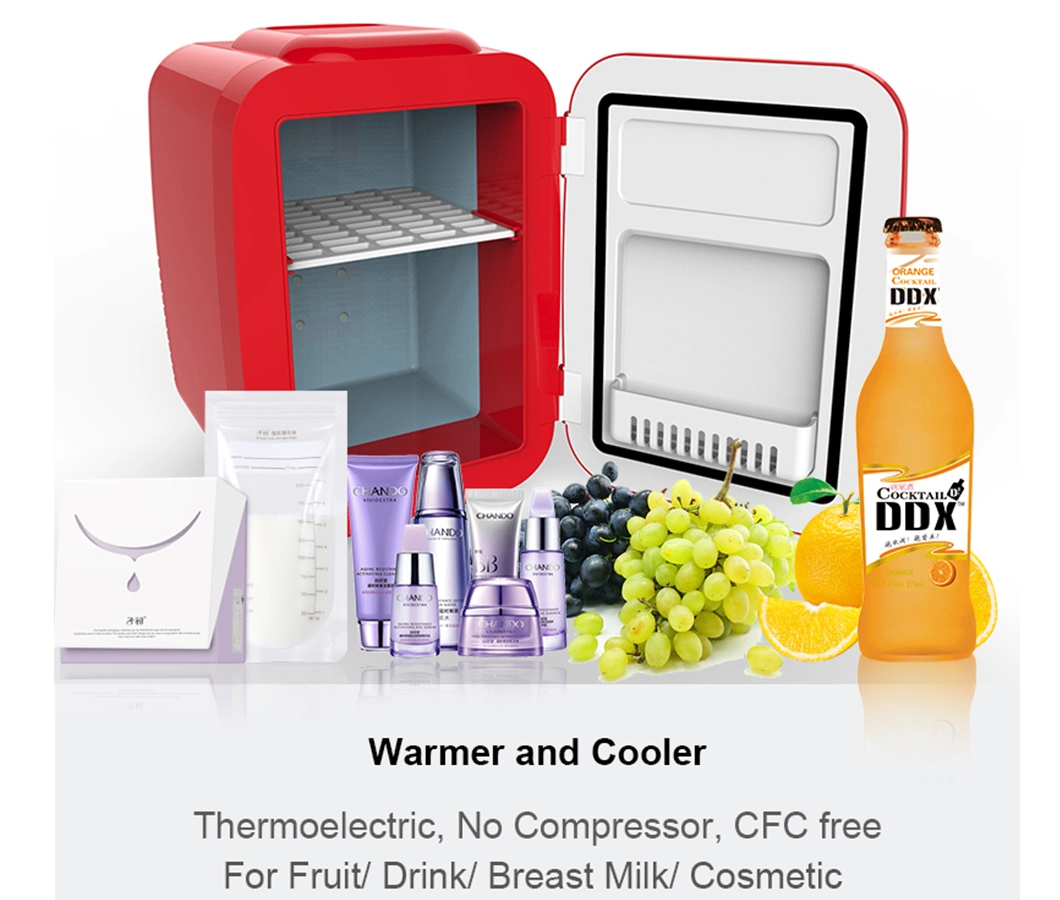 Kitchen Appliance Custom Portable Hot Cold 4 L Small Table Mini Fridge for Hotel Mini Fridge Make up Fridge