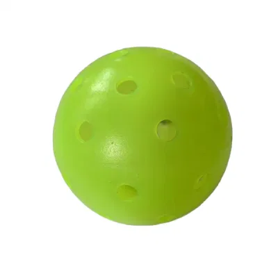 Outdoor or Indoor 40 Holes Pickleball Ball Luminous Green Durable Hard Bounce