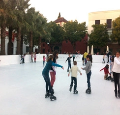 Low Price Mobile Super Skating Floor Tiles Synthetic Ice Reviews