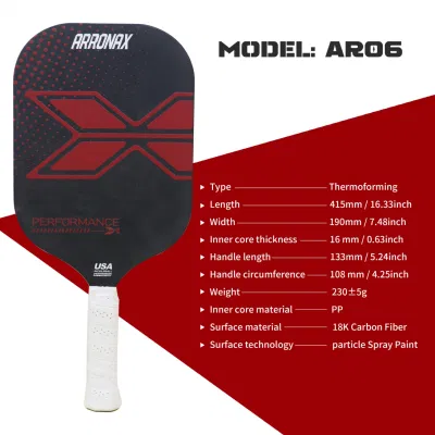  Hot Selling Top Fashion Thermoformed T700 3K Pickleball Paddle