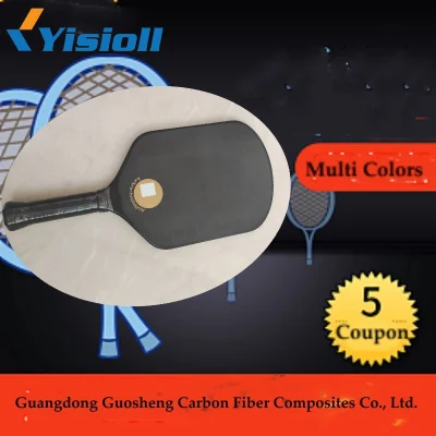  2024 Custom 13mm/16mm Thickness T700 Graphite Raw Carbon Textured Surface Pickleball Paddle