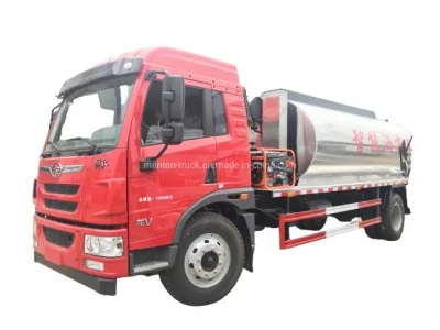 FAW 8000L to 10000L Asphalt Bitumen Tank Truck, 8 Ton 10 Ton Munition Asphalt Truck Price