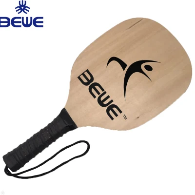 Customized Printing Cheap Poplar Wood Pickleball Paddle for Beginners